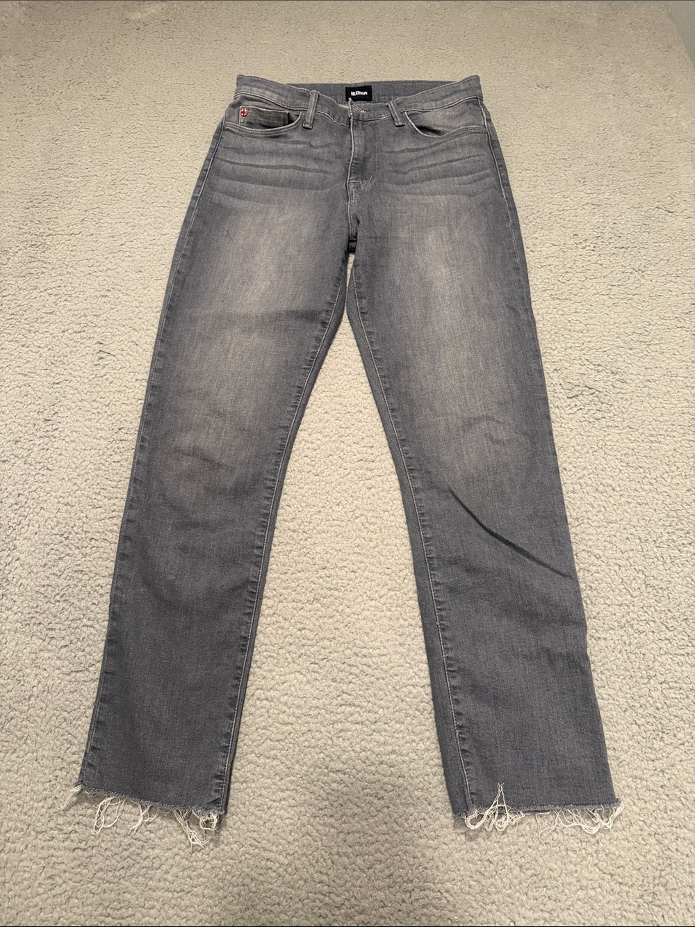 Hudson Blair gray jeans are a size 29 and made in Mexico